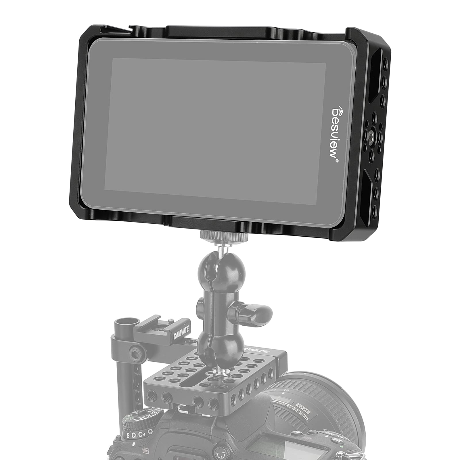 Amazon | CAMVATE モニターケージ Desview R6 UHB 5.5インチ 2800nit